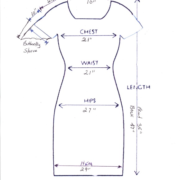 Eva Blue Womens Petite Floral Casual Dress - Picture 4 of 8